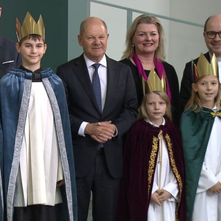 Empfang der Sternsinger aus dem Bistum Trier im Bundeskanzleramt in Berlin