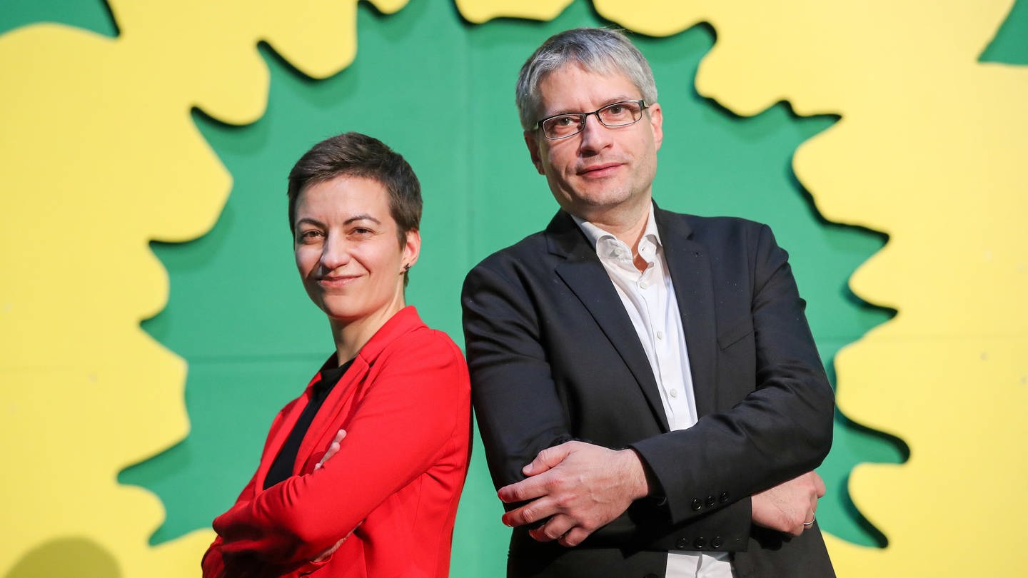 Grüne Spitzenkandidaten Ska Keller und Sven Giegold