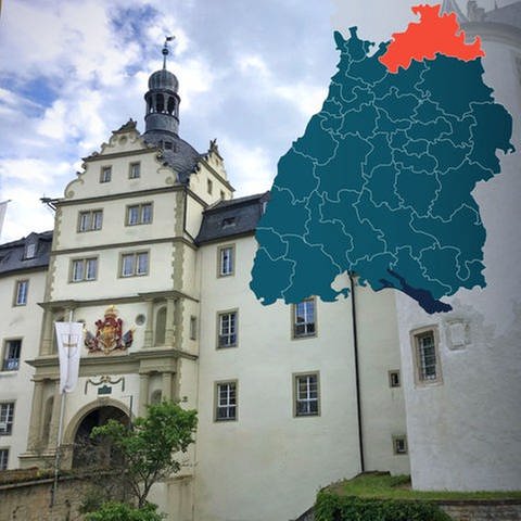 Symbolbild Wahlkreis 276 Odenwald - Tauber Bundestagswahl 2021 in Baden-Württemberg