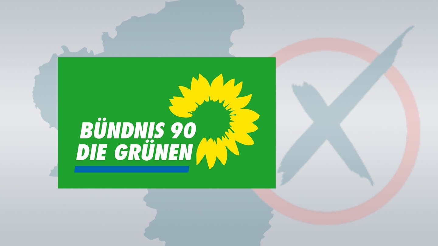 Logo B'90/Die Grünen, die in Rheinland-Pfalz zur Landtagswahl 2021 antreten