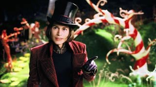 Johnny Depp als Willy Wonka 