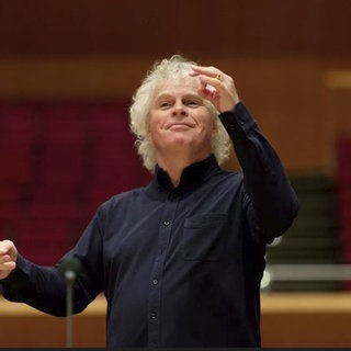 Der Dirigent Sir Simon Rattle 