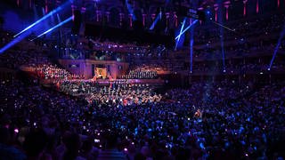 BBC Last Night of the Proms; Blick vom Publikum auf die Bühne