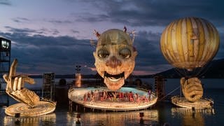 Fotoprobe zu Rigoletto bei den Bregenzer Festspielen 2021