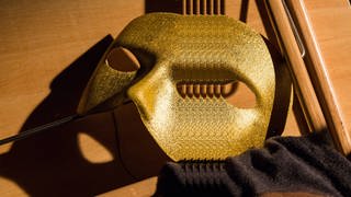 Goldene Theater-Maske