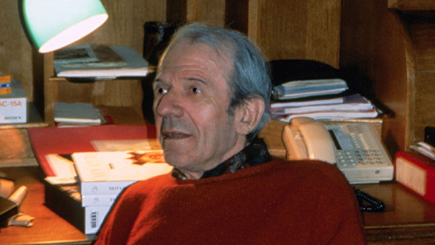 Gilles Deleuze Paris 1990