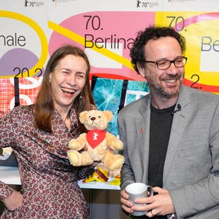 Mariette Rissenbeek und Carlo Chatrian bei der Programm-Pressekonferenz der Berlinale 2020