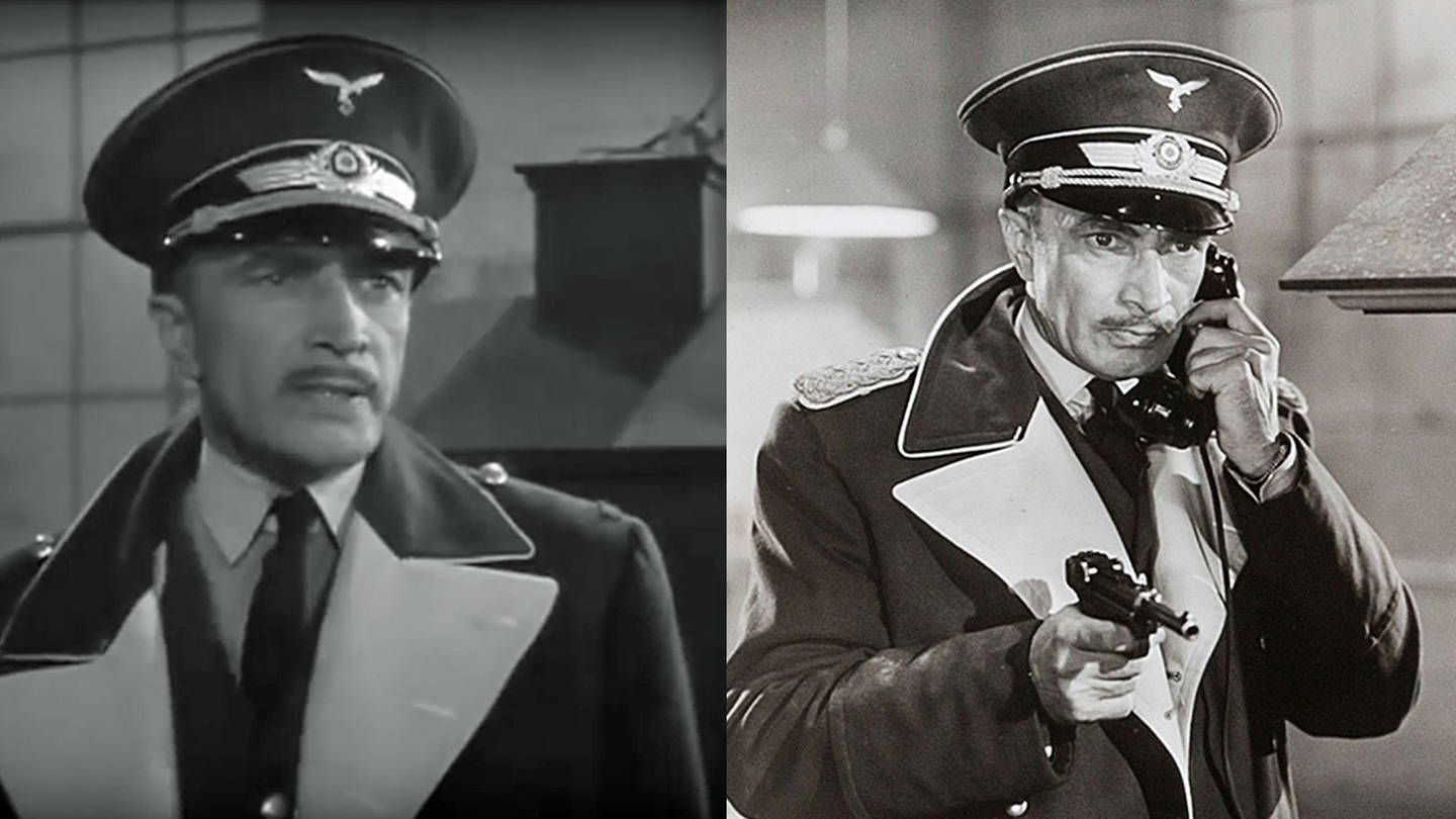 Major Strasser (Conrad Veidt) in Casablanca, Film 1942. Filmfehler