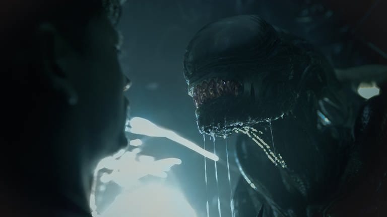 Szene aus dem Film „Alien Romulus“ 