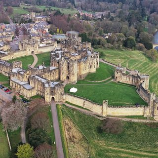 The castle is the home of the Duke and Duchess of Northumberland and featured in the Harry Potter films.