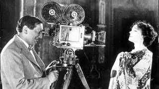 Ernst Lubitsch mit der Schauspielerin Pola Negri.