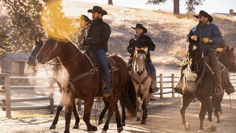 „Yellowstone“: Cowboys reiten aus