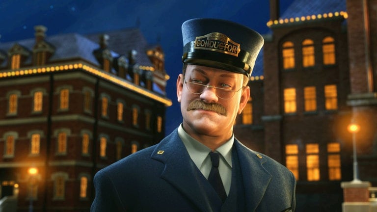 Filmstill aus "Polarexpress" (2004) mit Tom Hanks