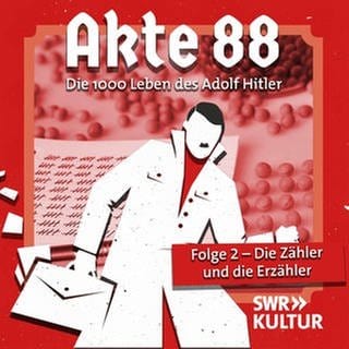 Illustration zur Serie "Akte 88" Staffel 1, Folge 2, Verschwörungstheorien über Hitler nach 1945