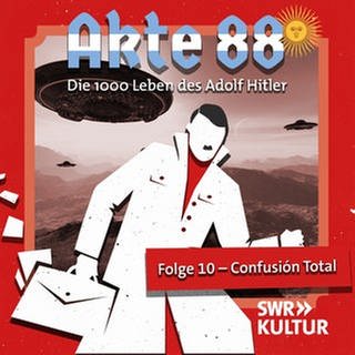 Illustration zur Serie "Akte 88" Staffel 2, Folge 10, Verschwörungstheorien über Hitler nach 1945