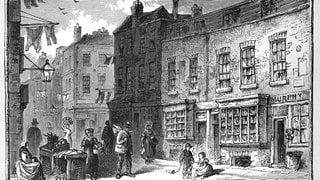 London, West End, im Jahre 1865