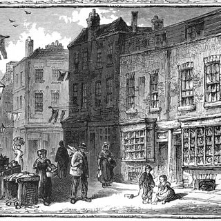 London, West End, im Jahre 1865