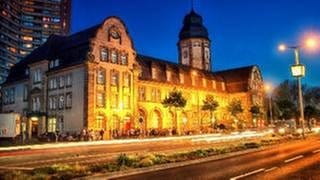 Alte Feuerwache Mannheim bei Nacht