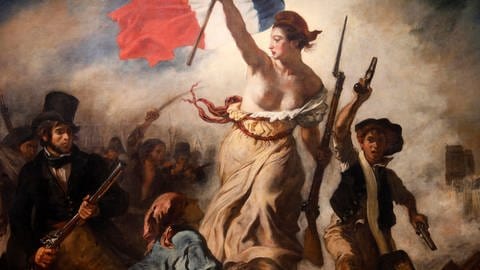 Eugene Delacroix, July 28, Liberty leading the people, oil on canvas, 1830.