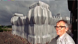 Reichstagsverhüllung des Verpackungskünstler CHRISTO