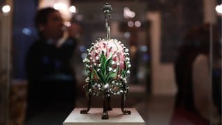 Fabergé-Ei in Sankt Petersburg: Das Maiglöckchen-Ei im Fabergé-Museum