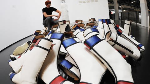 Mondrian Boots von Sylvie Fleury 