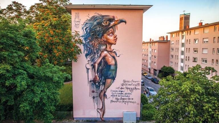 Graffiti Stadt Wand Kunst - Herakut