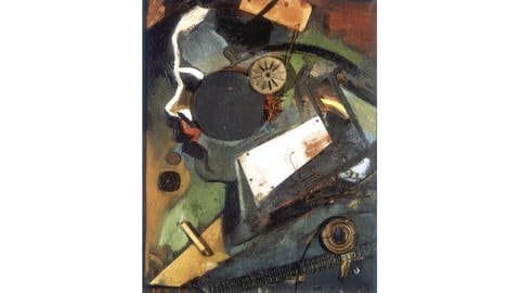 Kunstwerk "The Doctor" aus dem Jahr 1919 von Kurt Schwitters