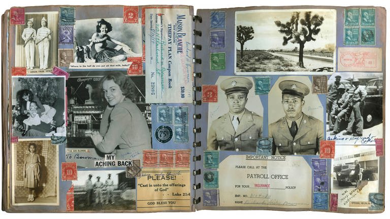 Richard H. Bowman, Zusammensteller, Militärisches Briefmarkenalbum, 1943–1959