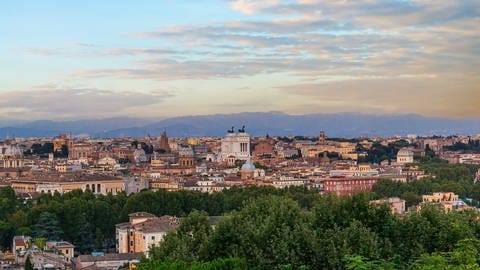 Blick über die Altstadt Rom