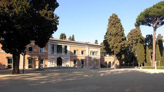  Aussenansicht der Deutschen Akademie (Accademia Tedesca) Villa Massimo in Rom, aufgenommen 2007.