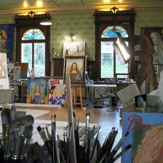 Atelier des ehemaligen Kunstfälschers Beltracchi