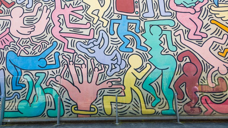 Street Art von Keith Haring