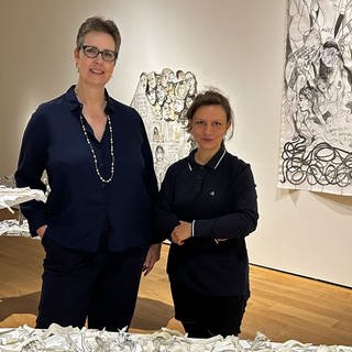 Katharina Henkel und Serena Ferrario im Kunstforum Ingelheim