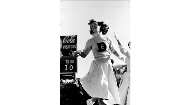 Cheerleader, Gulfport, Mississippi, 1954