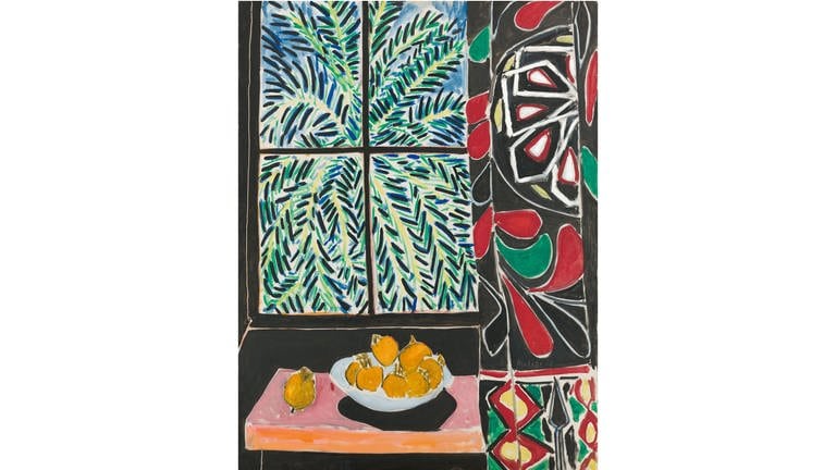 Henri Matisse, Intérieur au rideau égyptien (Interieur mit ägyptischem Vorhang), 1948