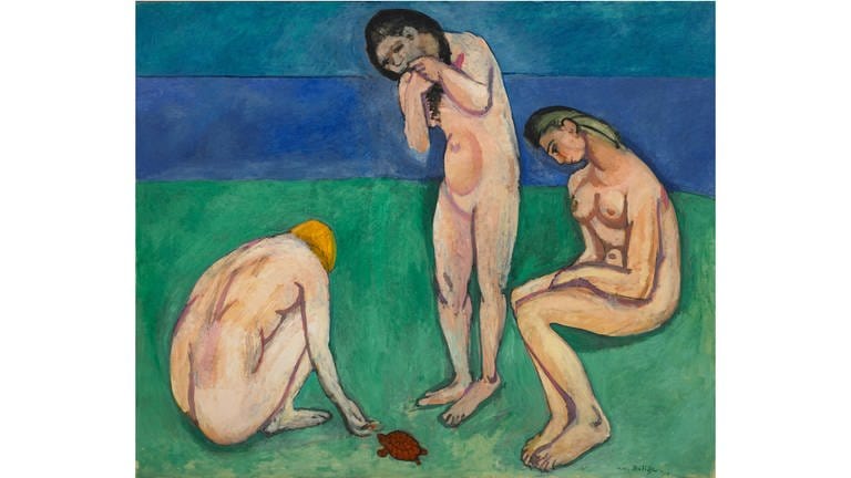 Henri Matisse, Baigneuses à la tortue (Badende mit Schildkröte), 1907-08