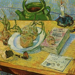 Drawing Board, Pipe, Onions and Sealing-Wax, by Van Gogh. Date: 1888