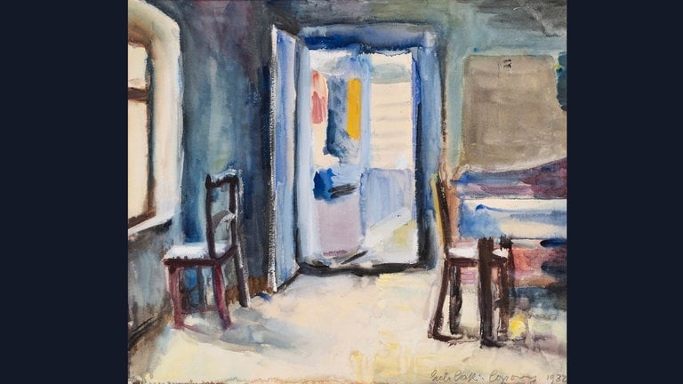 Aquarell von Grete Csaki-Copony: Durchblick, 1932