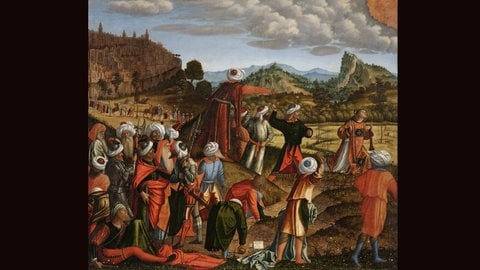 Vittore Carpaccio, Martyrium des heiligen Stephanus, 1520