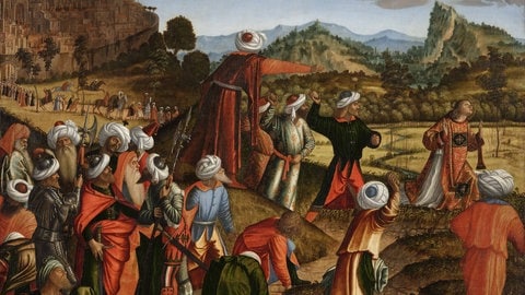 Vittore Carpaccio, Martyrium des heiligen Stephanus, 1520, Staatsgalerie Stuttgart