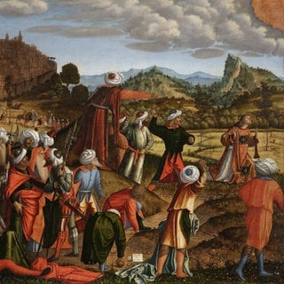 Vittore Carpaccio, Martyrium des heiligen Stephanus, 1520, Staatsgalerie Stuttgart