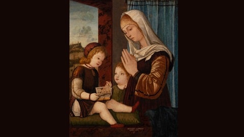 Vittore Carpaccio, Madonna mit Kind und Johannesknaben, ca. 1500