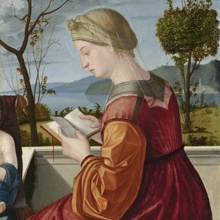 Vittore Carpaccio, Lesende Maria, um 1505–1510, National Gallery of Art Washington, Samuel H. Kress Collection