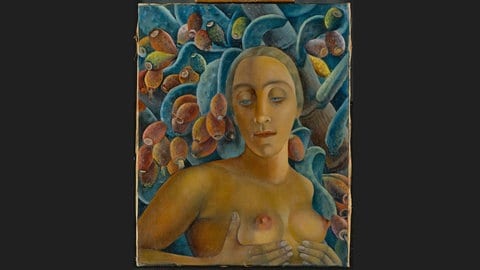 Anita Rée: Halbakt vor Feigenkaktus, 1922-1925