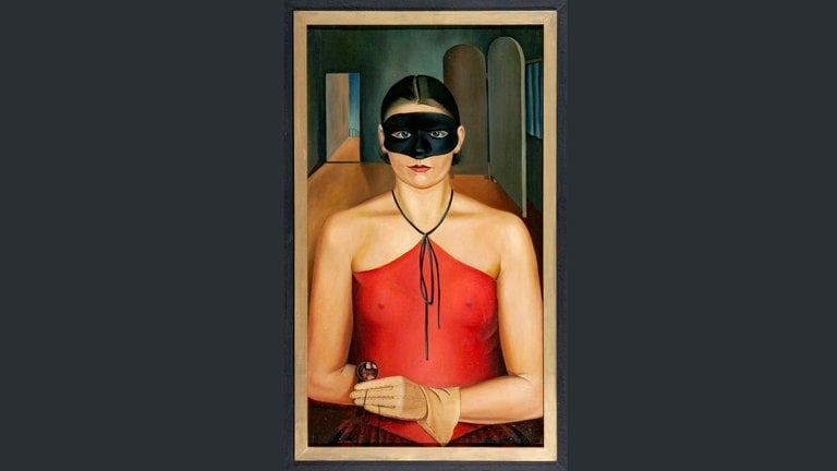 Arno Henschel: Dame mit Maske, 1928