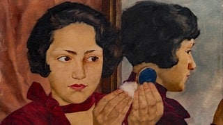 Lotte Laserstein: Russisches Mädchen mit Puderdose, 1928