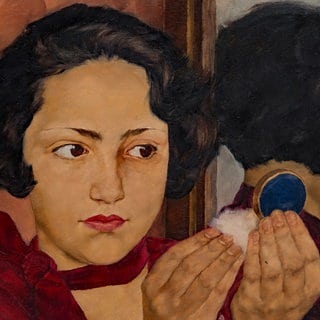 Lotte Laserstein: Russisches Mädchen mit Puderdose, 1928