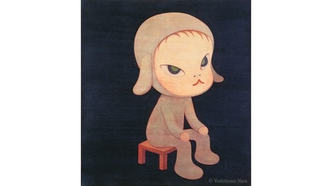 Yoshitomo Nara, Sleepless Night (Sitting), 1997.