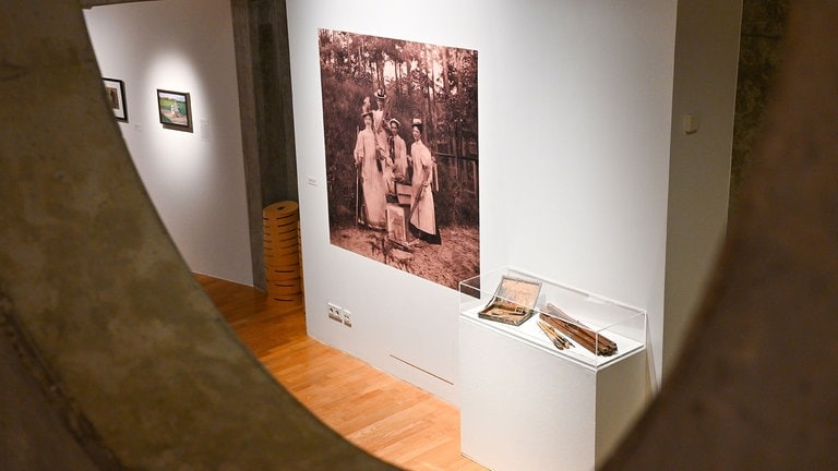 Fototapete Malerinnen, Luise Deicher Utensilien